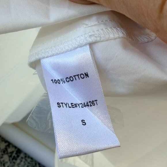 Tuckernuck White Cotton Poplin Callahan Shirt Dress Size S 050 - Picture 7 of 9